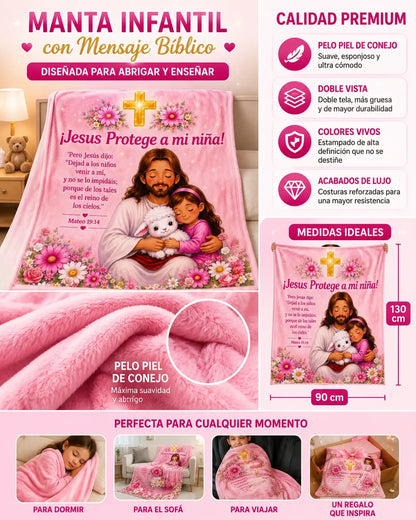 Manta Jesús Protege A Mis Hijos