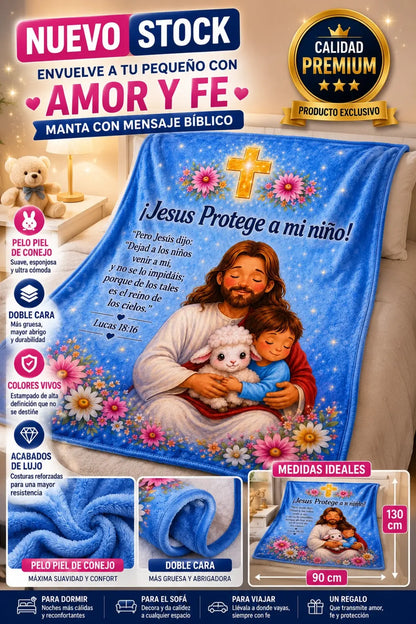 Manta Jesús Protege A Mis Hijos