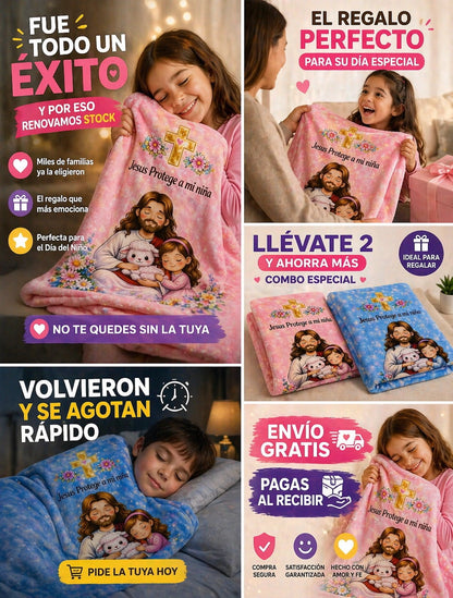 Manta Jesús Protege A Mis Hijos
