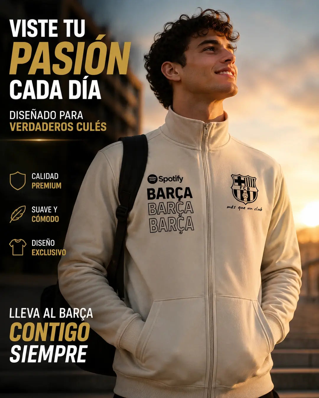 Chaqueta Barça Premium Unisex