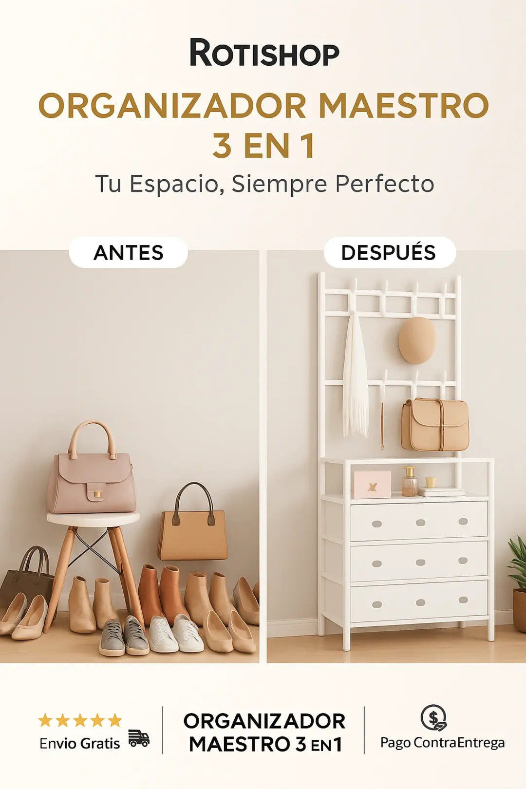 Organizador Maestro 3 en 1