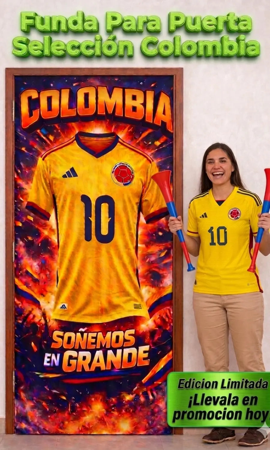 Funda Puerta Colombia Mundialista