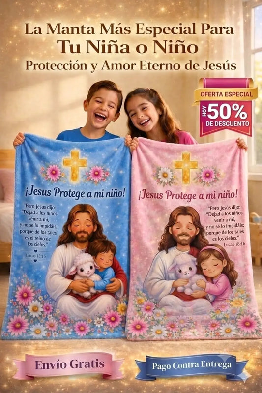 Manta Jesús Protege A Mis Hijos