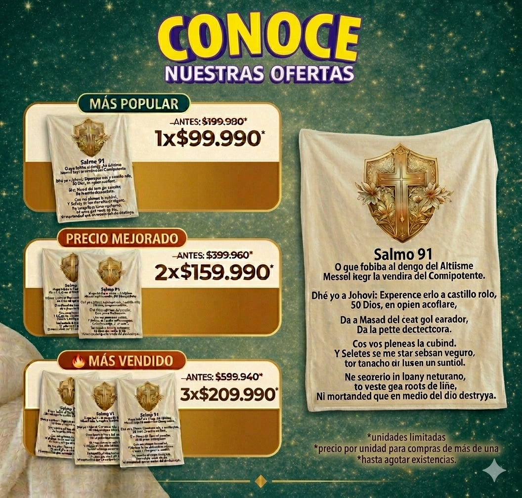 Manta De Proteccion Salmo 91
