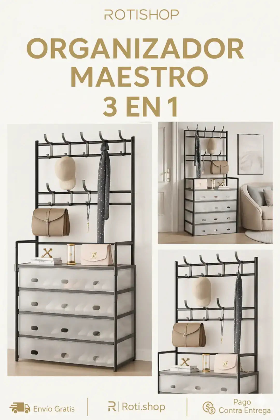 Organizador Maestro 3 en 1