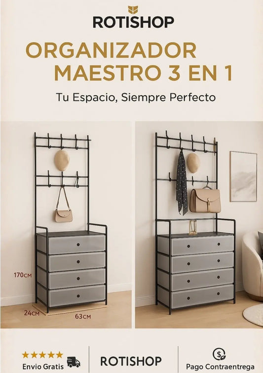 Organizador Maestro 3 en 1